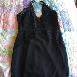 Sexy Black Mini Dress